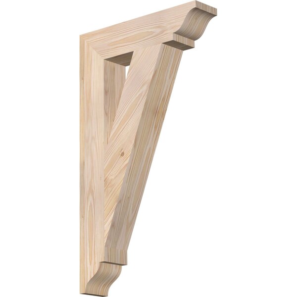 Ekena Millwork Traditional Traditional Smooth Bracket, Douglas Fir, 3 1/2"W x 16"D x 28"H BKT04X16X28TRA01SDF - main